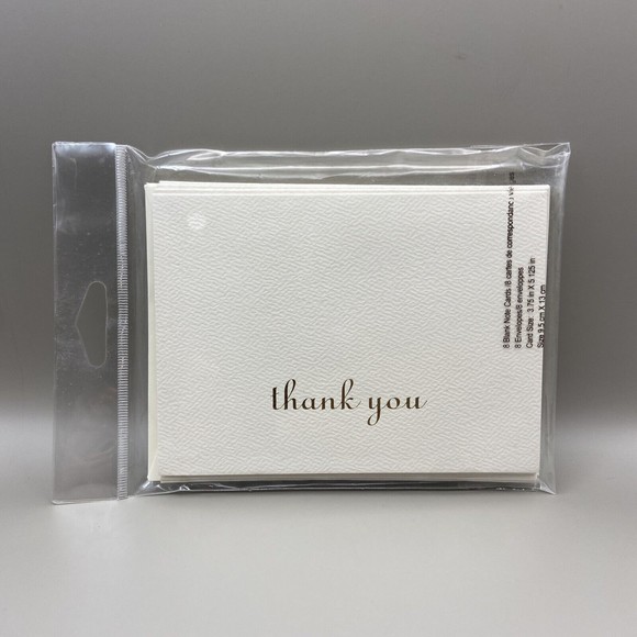 Michael's "Thank You" Note Cards and Envelopes 2 Packs of 8 Sealed - Picture 1 of 8